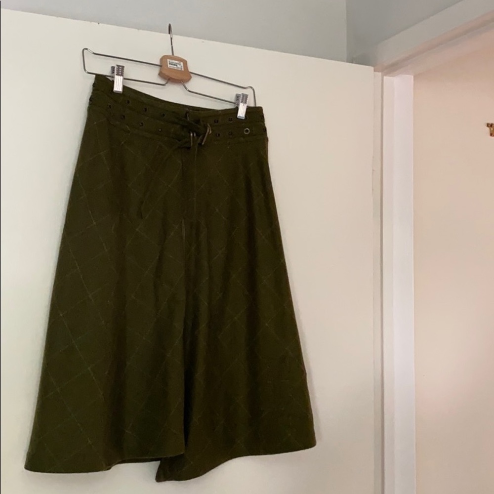 L.A.M.B plaid wool skirt